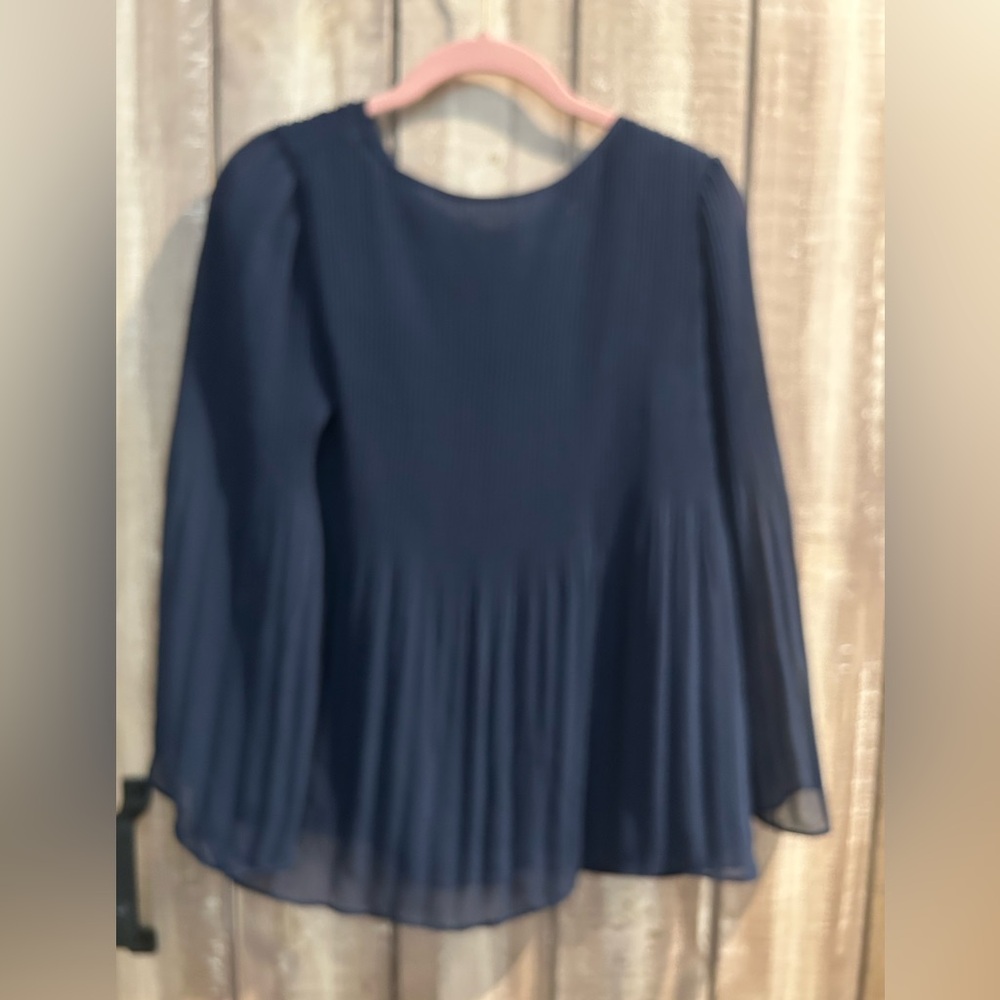 NWT Max Studio pleated swing blouse, M - Picture 13 of 13